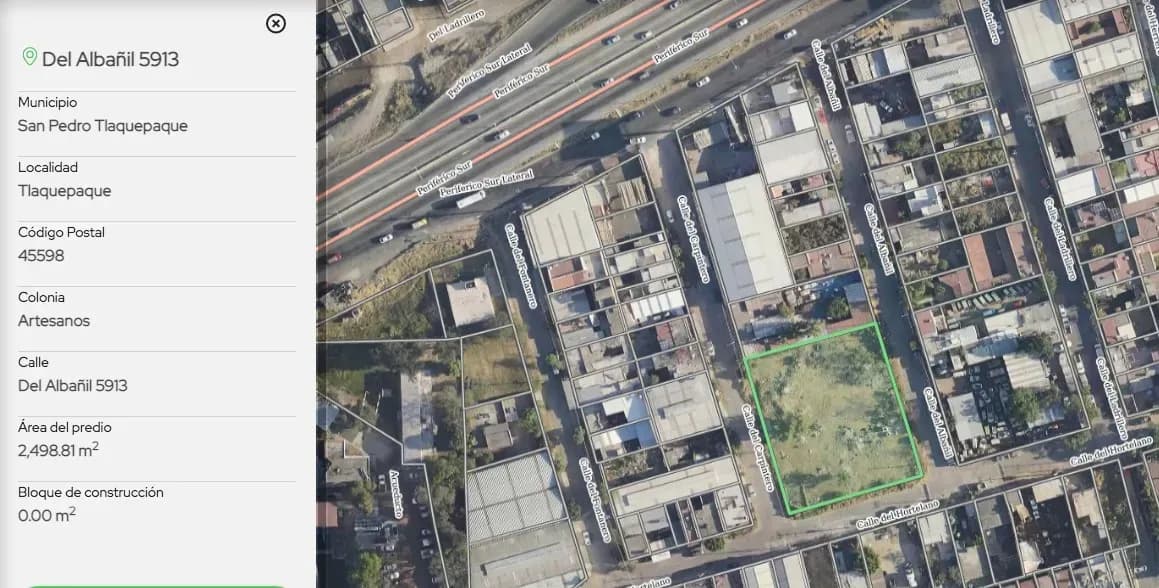 Terreno 2,500m2 en Renta, Col. Artesanos 2