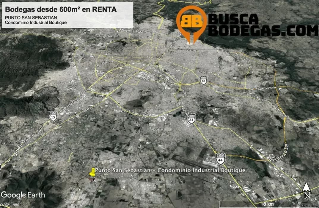 Bodegas en Renta 600m2 Punto San Sebastián, en Tlajomulco 4